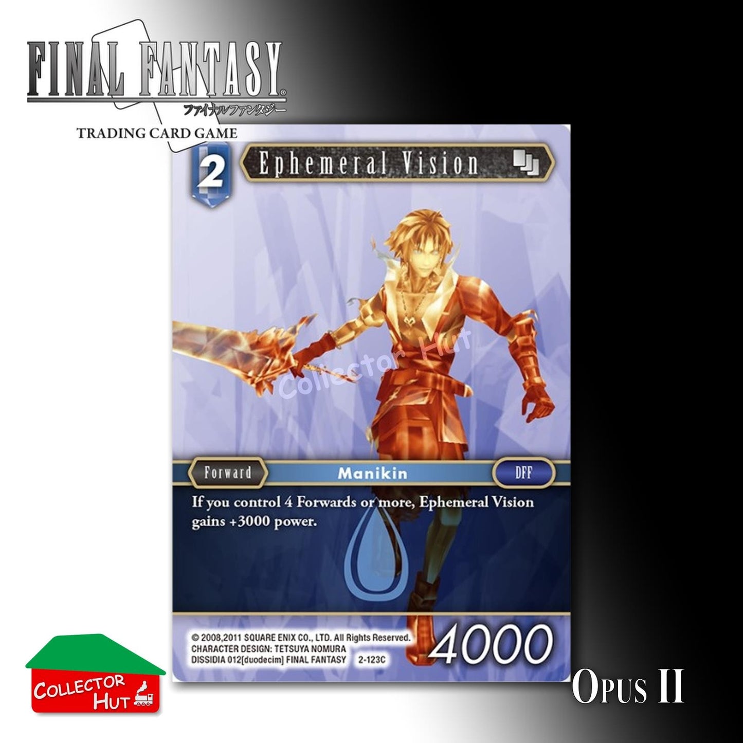 Final Fantasy Trading Card Game OPUS II 2 FOIL CARDS You Choose