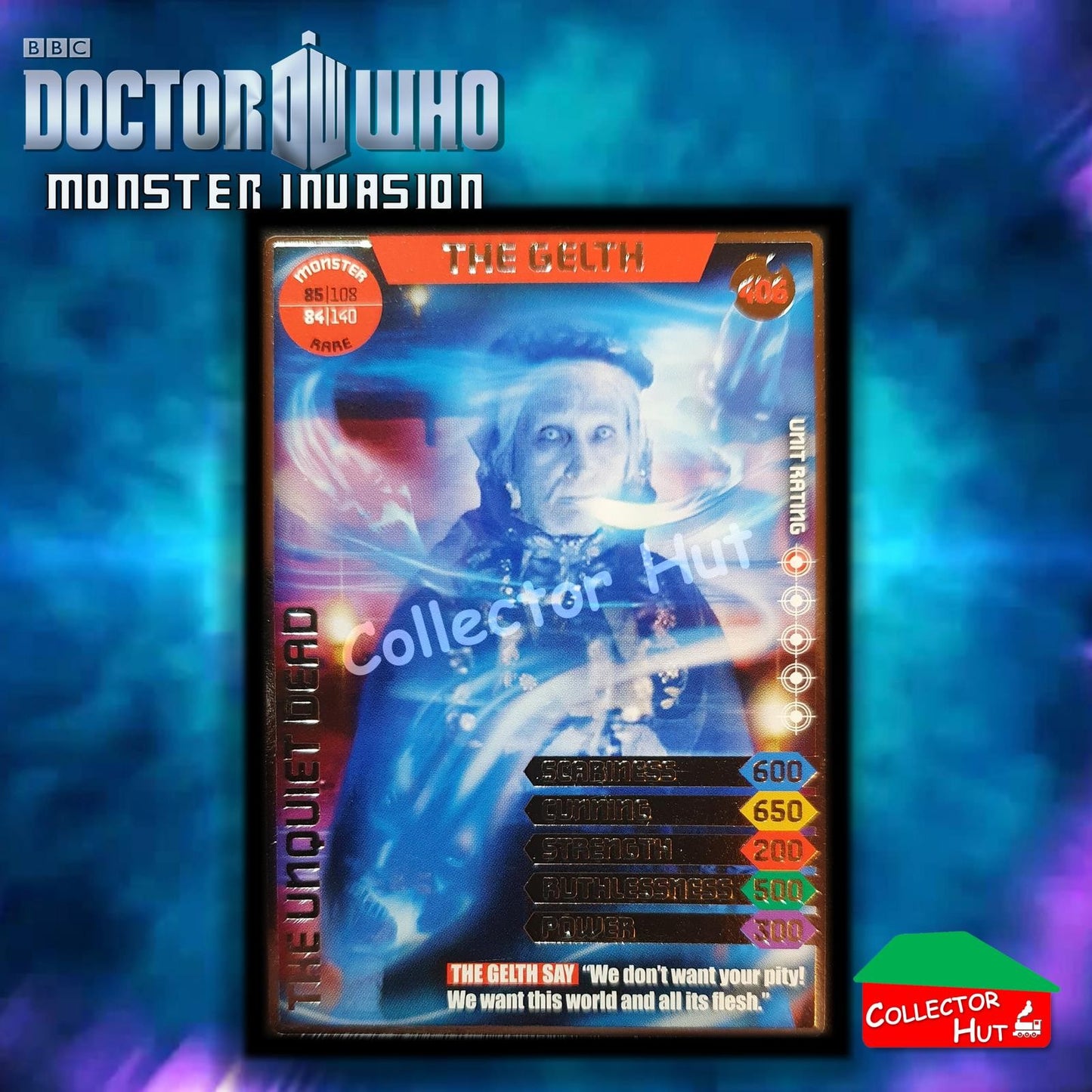 DOCTOR WHO Monster Invasion Trading Cards ULTIMATE 346-476 New Fresh & Sleeved