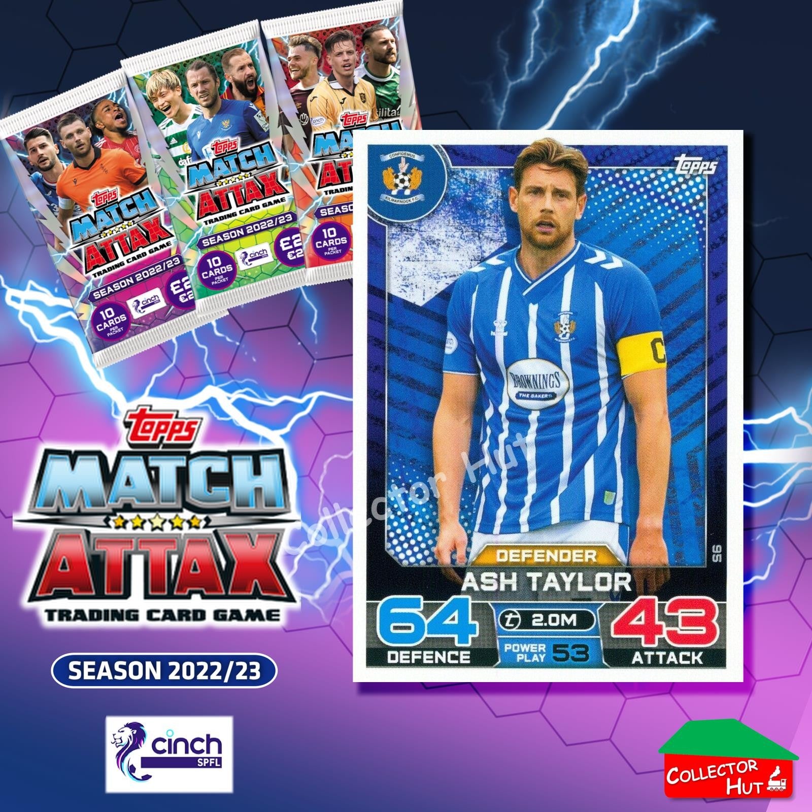 TOPPS MATCH ATTAX SPFL 2022/23 #1-162 Choose Your Card