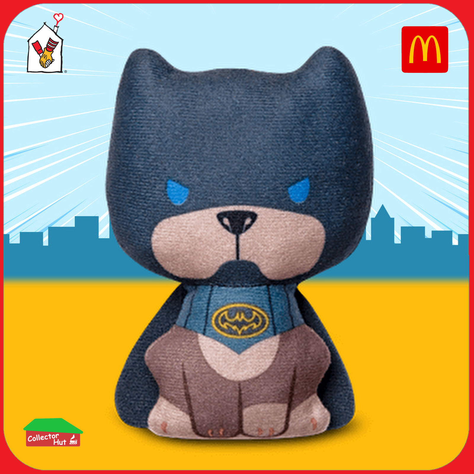 McDonald's Happy Meal DC Super Heroes, Super-Villains, Super Pets Plush Toys