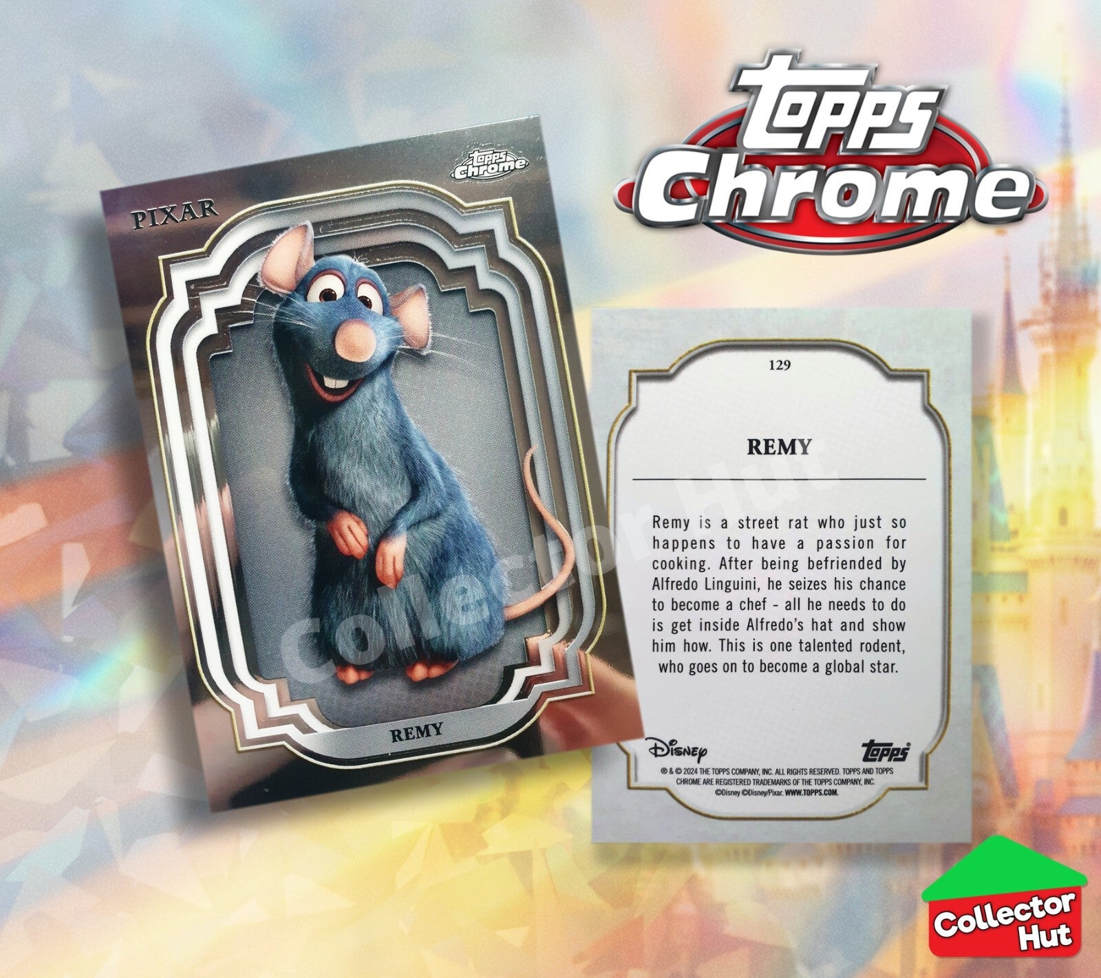 Disney Topps Chrome 2024 Base Cards 1-200 Pick Singles to Complete Your Set