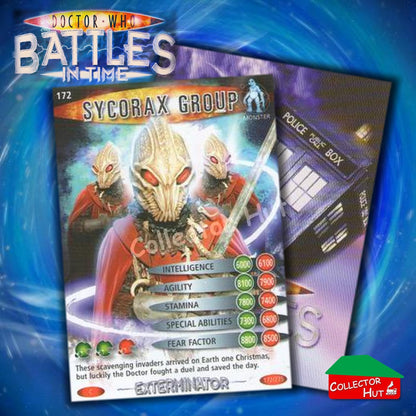 DOCTOR WHO Battles in Time #140-275 EXTERMINATOR RARE & COMMON Cards YOU CHOOSE