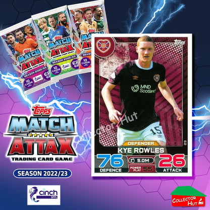 TOPPS MATCH ATTAX SPFL 2022/23 #1-162 Choose Your Card