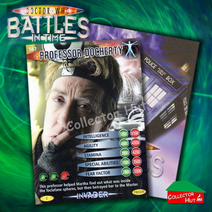 DOCTOR WHO Battles in Time #376-600 INVADER RARE & COMMON CARDS YOU CHOOSE