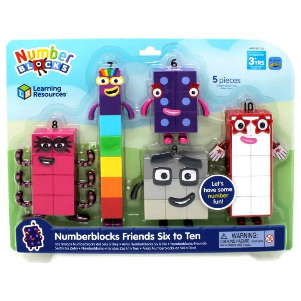 Numberblocks Friends Mathlink Cubes Figure 1-30 Educational Toys CBeebies