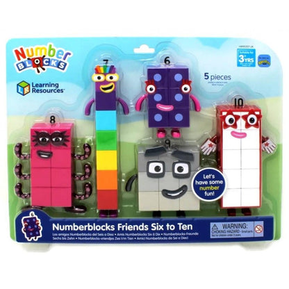 Numberblocks Friends Mathlink Cubes Figure 1-30 Educational Toys CBeebies