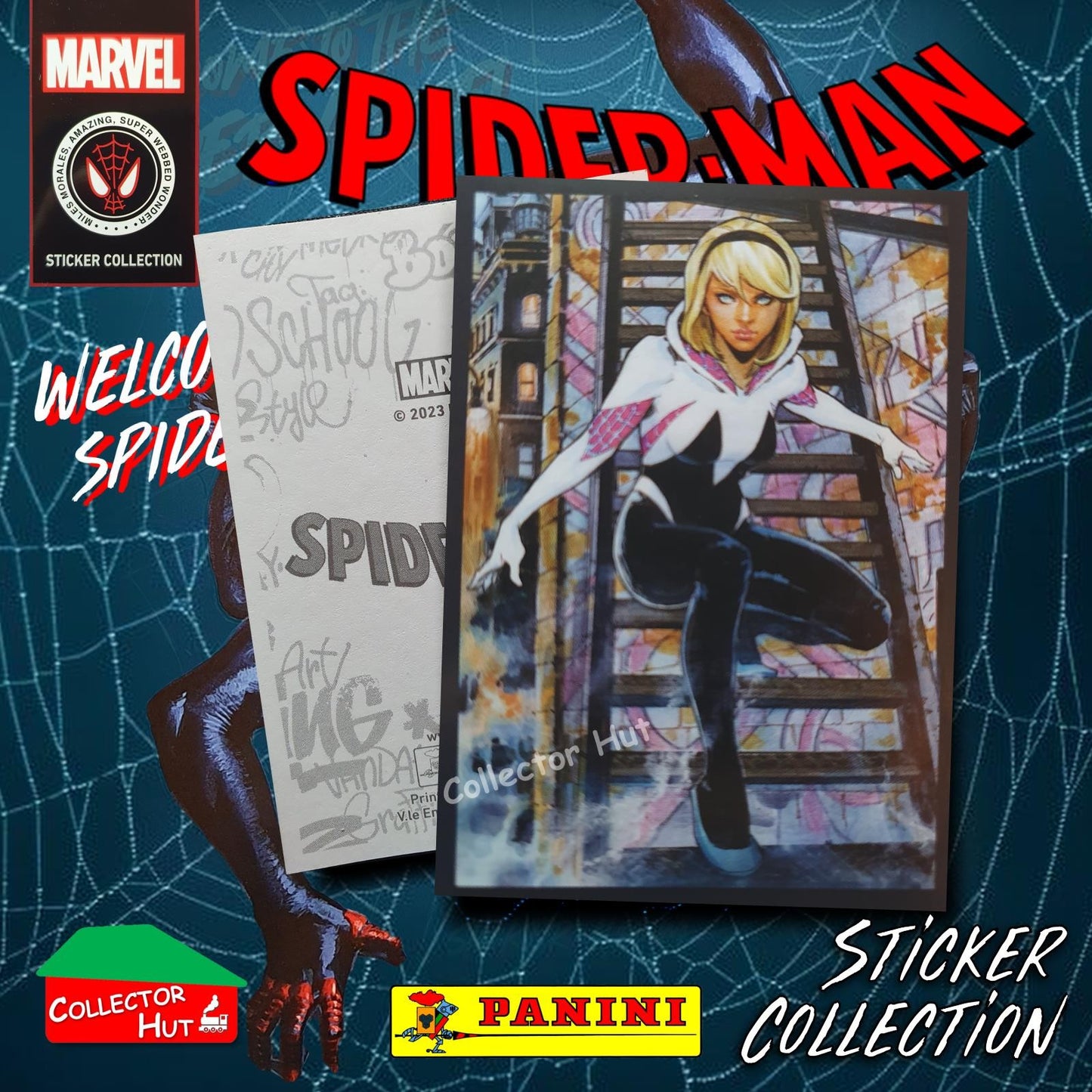Panini Spider-Man Spider-Verse 2023 Collection Sticker Singles #1-163 & F1-30