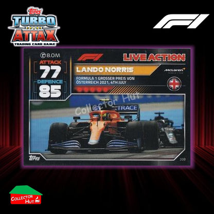 Topps Turbo Attax Formula 1 F1 2022 #136-279 Base Cards YOU CHOOSE