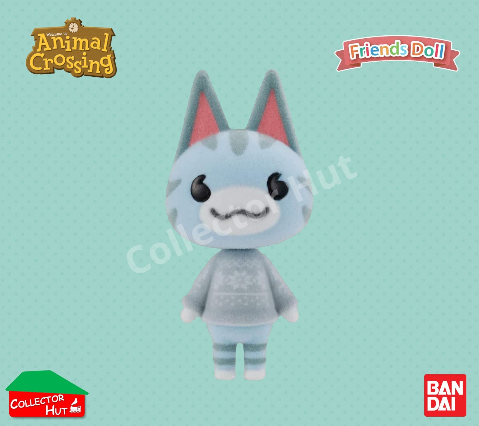 Animal Crossing Friends Doll Mini Flocked Figures New Horizons