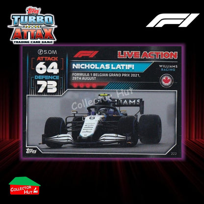 Topps Turbo Attax Formula 1 F1 2022 #136-279 Base Cards YOU CHOOSE