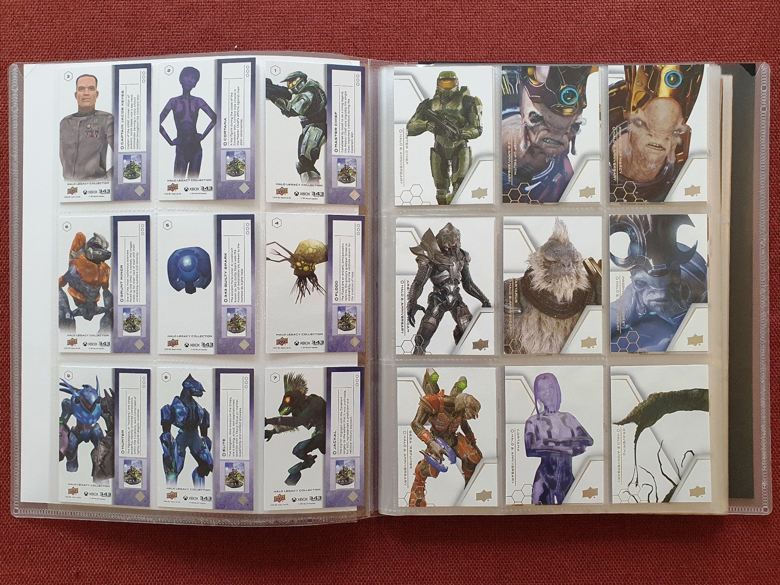 Halo Legacy Trading Card Collection Complete 180 Base Set Upper Deck 2023