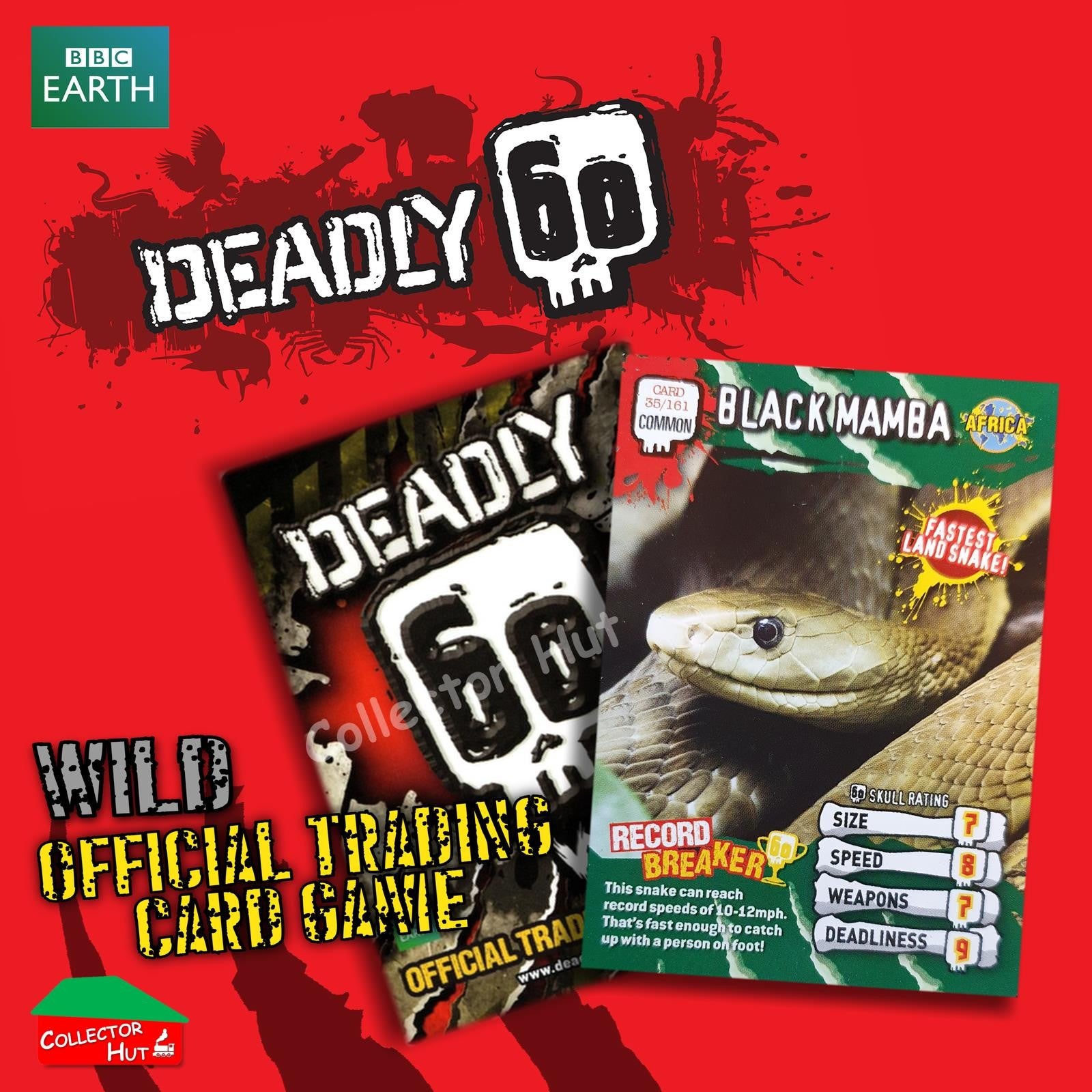 CBBC Deadly 60 WILD Trading Cards  Choose Your Cards
