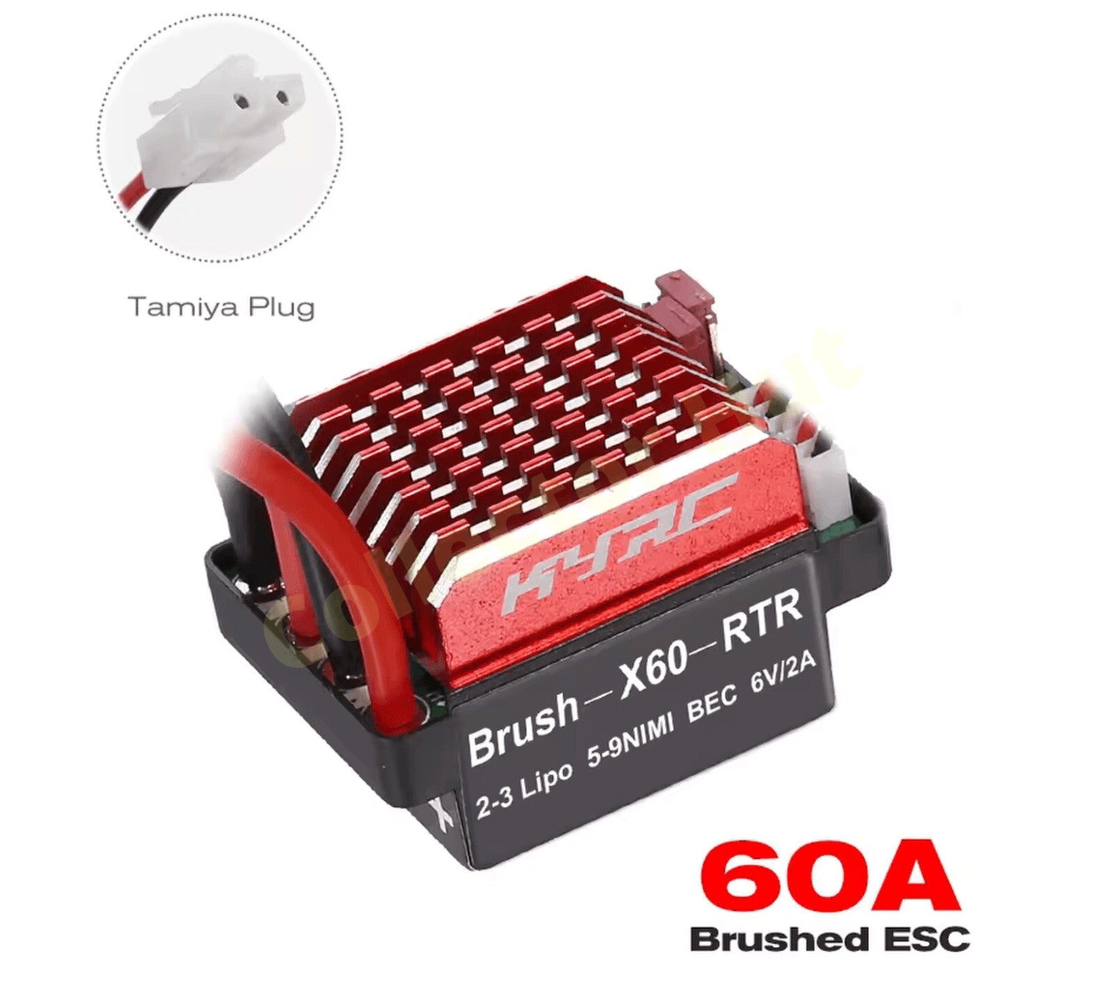 TLTAN 550 RC Motor ESC Module Titan Compatible 2S 3S 60A 320A 6.4V 7.4V 11.1V