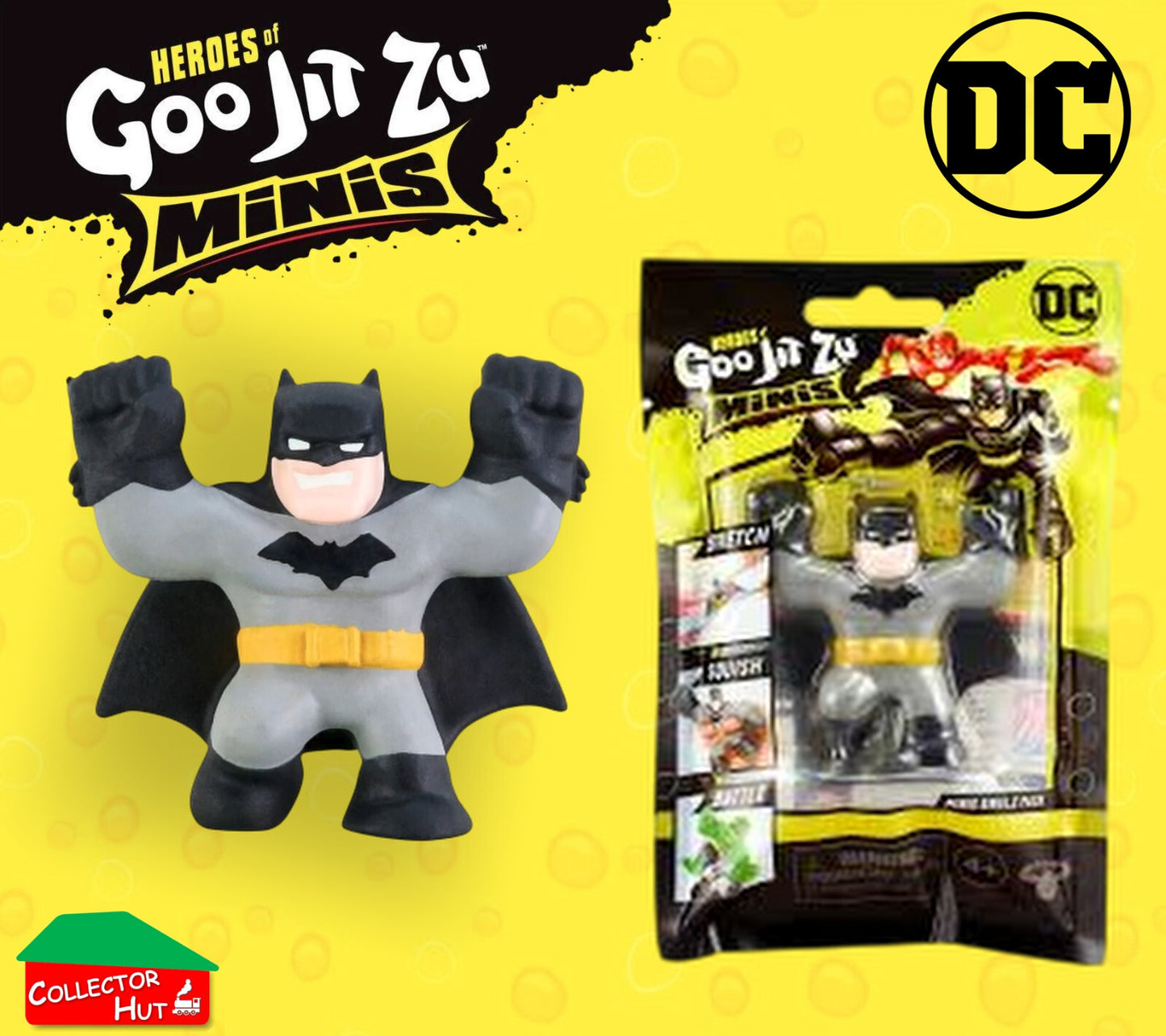 Heroes of Goo Jit Zu Minis DC Stretchy Sensory Toys to Collect!
