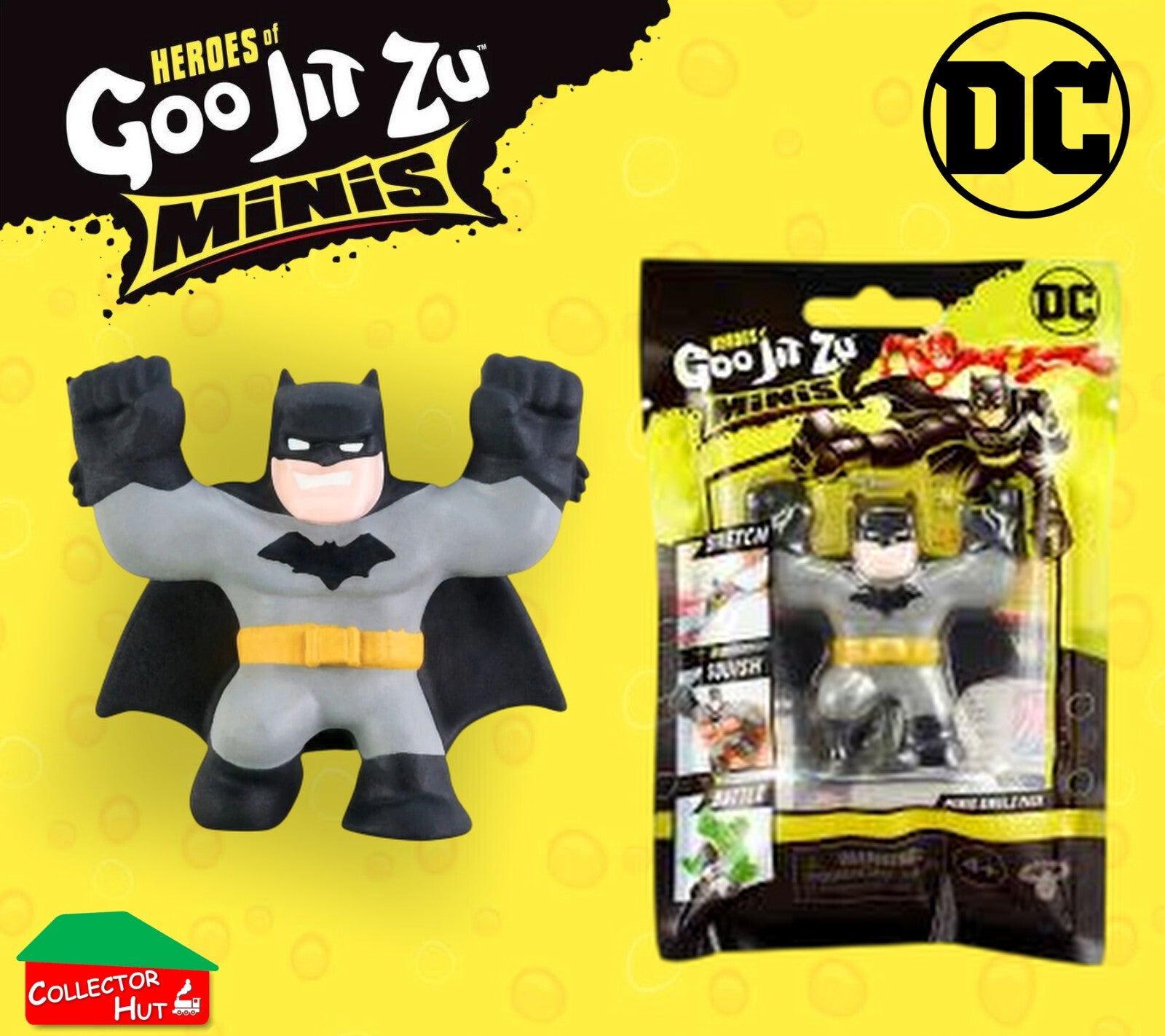 Heroes of Goo Jit Zu Minis DC Stretchy Sensory Toys to Collect!