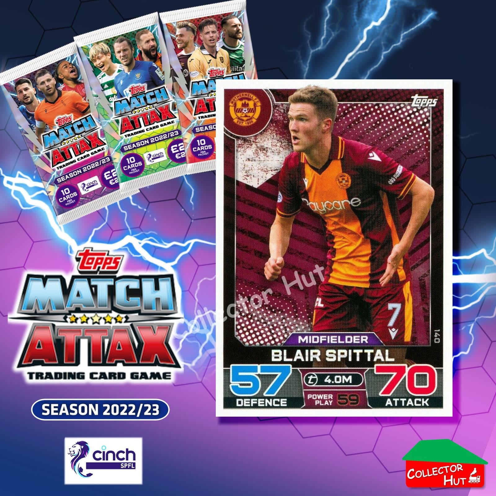 TOPPS MATCH ATTAX SPFL 2022/23 #1-162 Choose Your Card