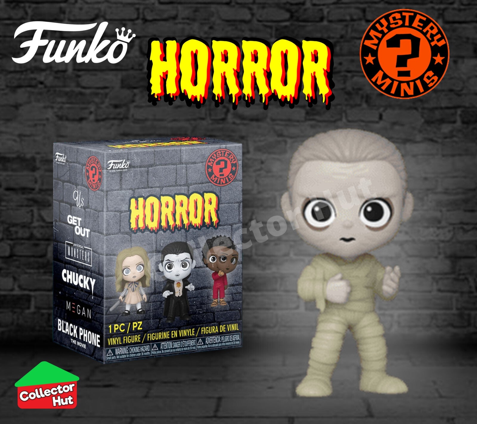 Funko Horror Film Mystery Mini Figures Universal Pictures IDENTIFIED