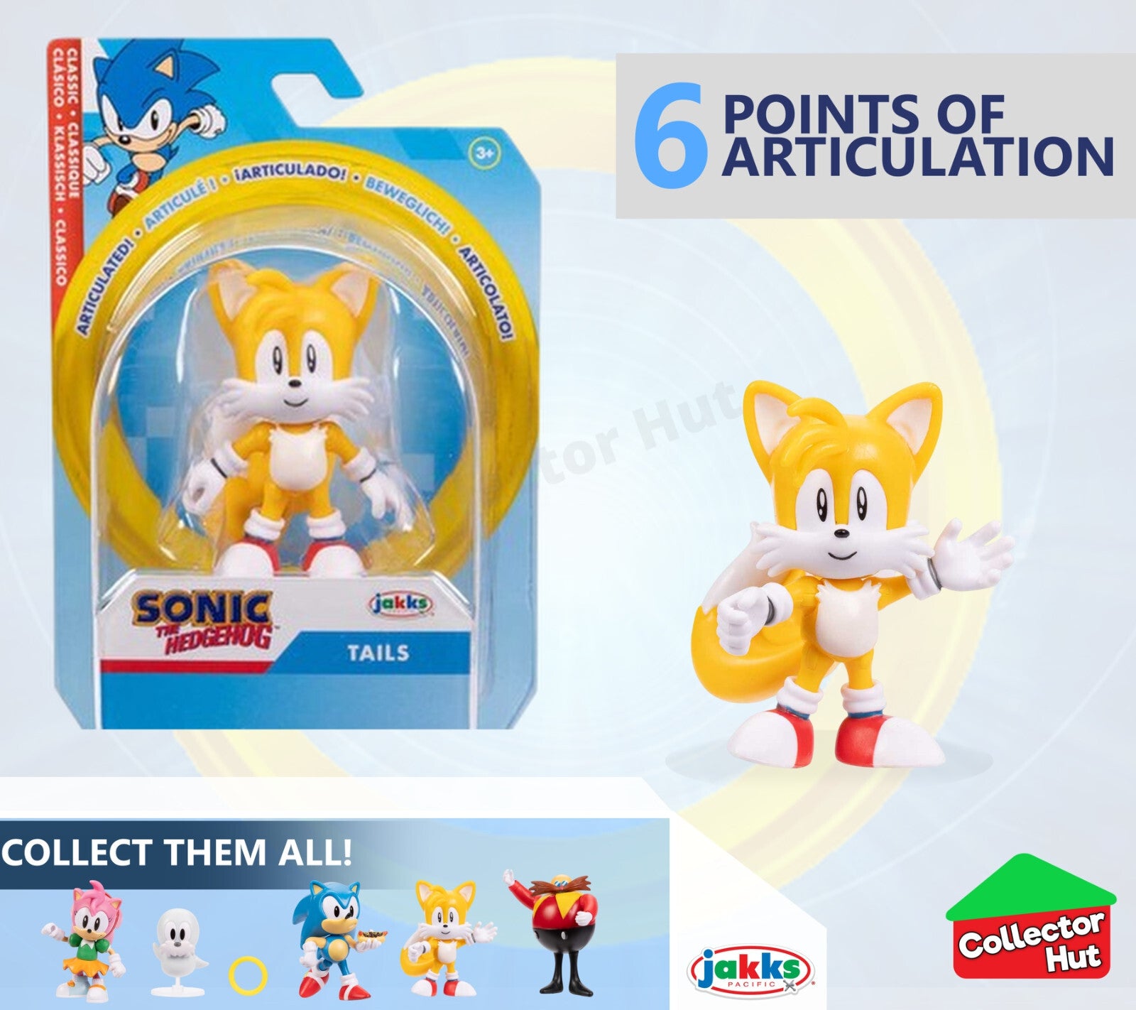 Sonic the Hedgehog Figures 2.5" JAKKS Posable Collectible CHOOSE YOUR CHARACTER