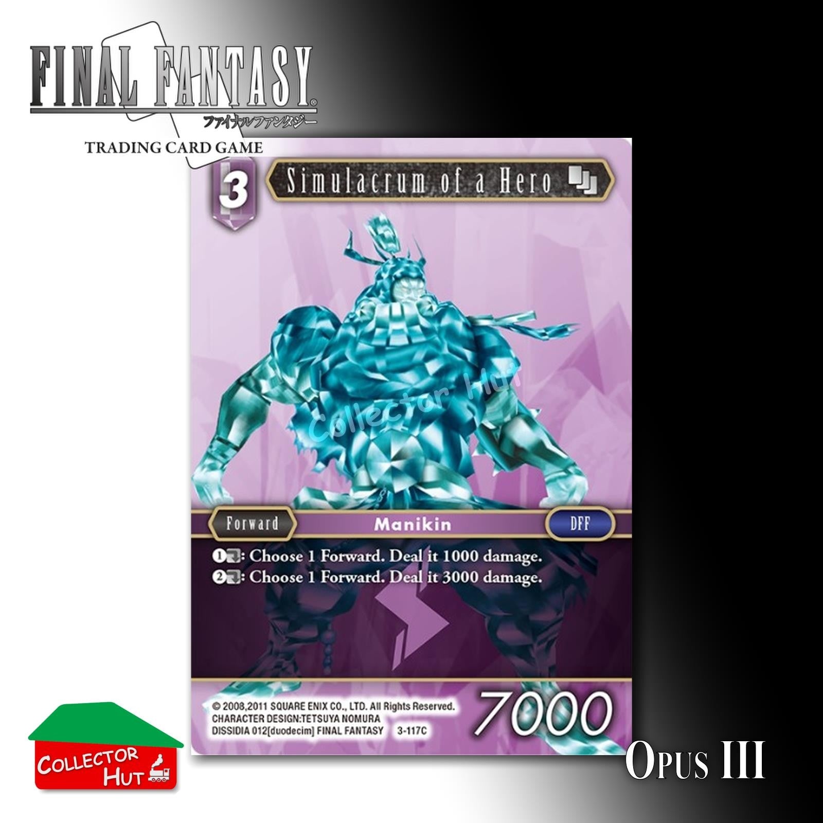 Final Fantasy Trading Card Game OPUS III 3 Singles You Choose