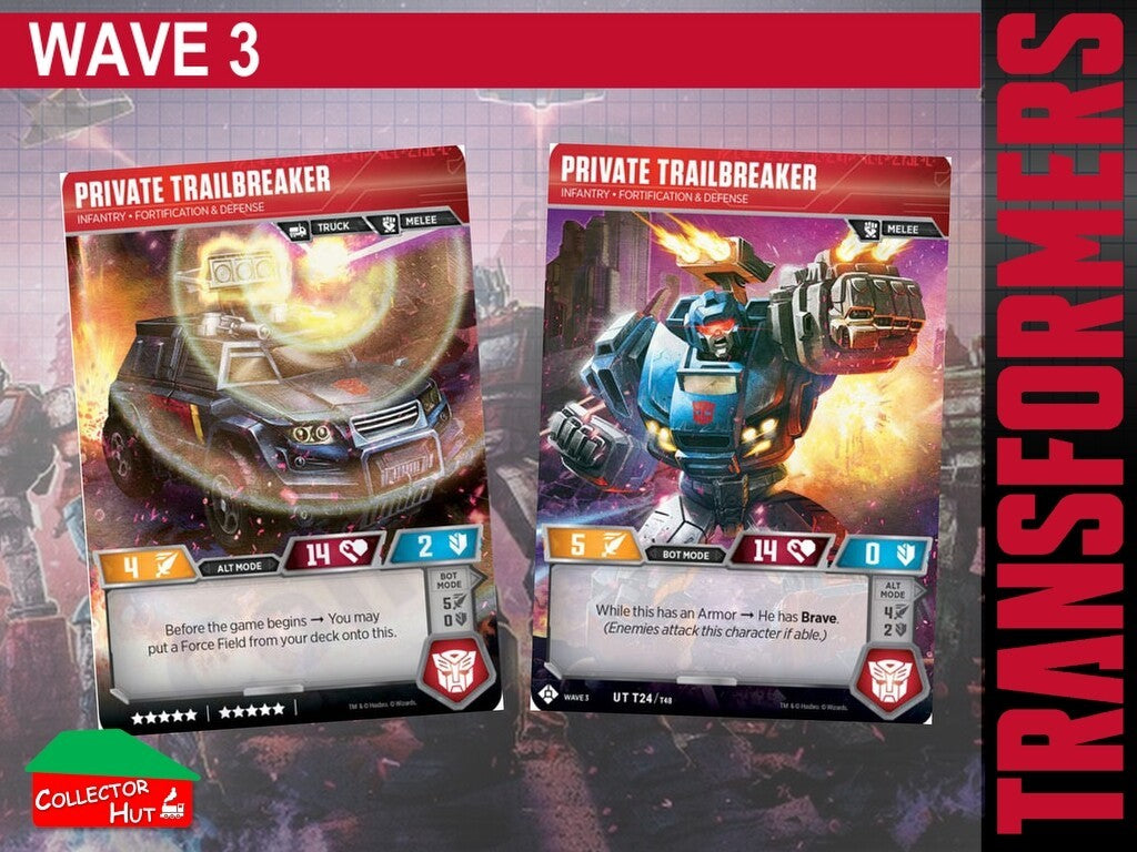 Transformers TCG CHARACTER Trading Cards All Waves