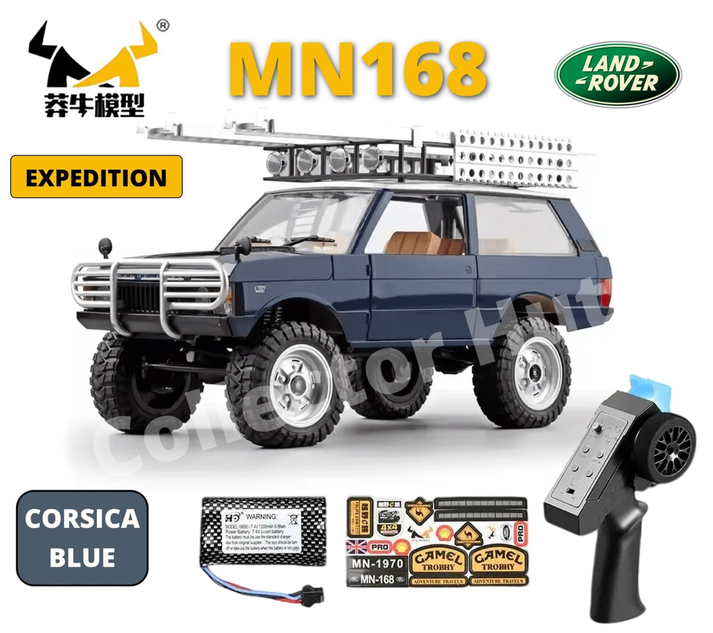 MN168 RC Rock Crawler 1:12 Scale Premium Land Rover 1970 Design Upgradable Boxed