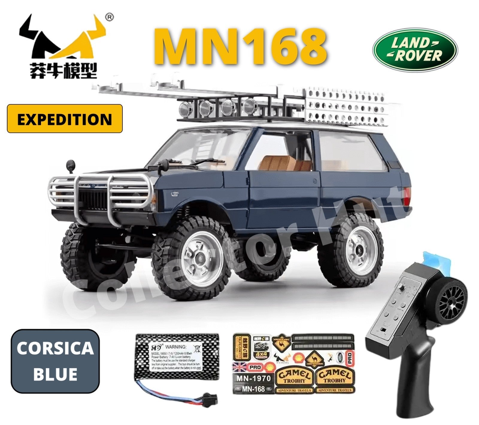 MN168 RC Rock Crawler 1:12 Scale Premium Land Rover 1970 Design Upgradable Boxed