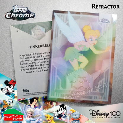 Disney 100 Topps Chrome 2023 REFRACTOR Cards 1-100 Pick Singles