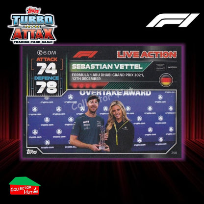 Topps Turbo Attax Formula 1 F1 2022 #136-279 Base Cards YOU CHOOSE