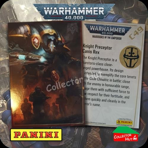PANINI Warhammer 40,000 40k Warriors of the Emperor Trading Cards You Choose