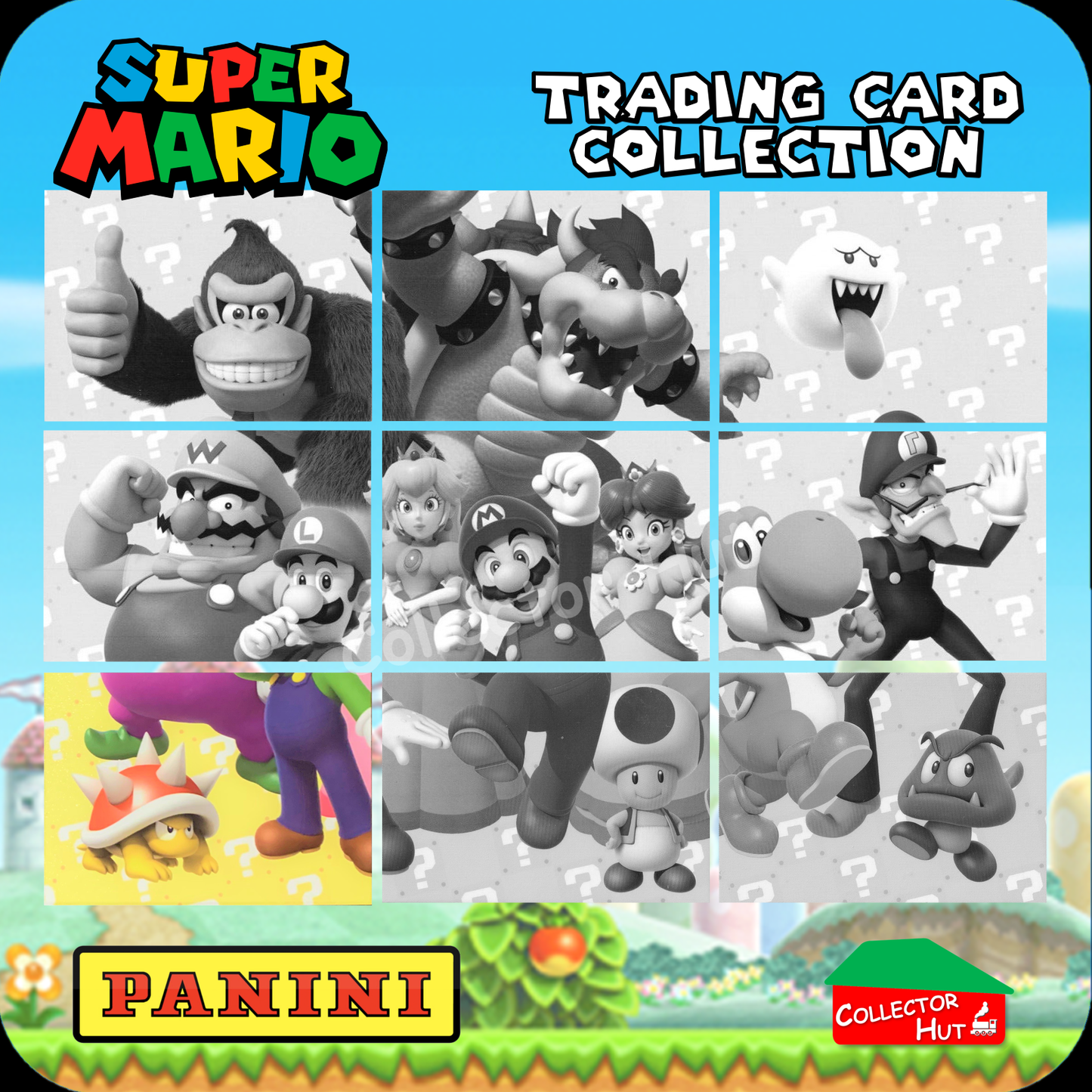 PANINI Super Mario PUZZLE & LIMITED EDITION Trading Cards Choose Your Card!
