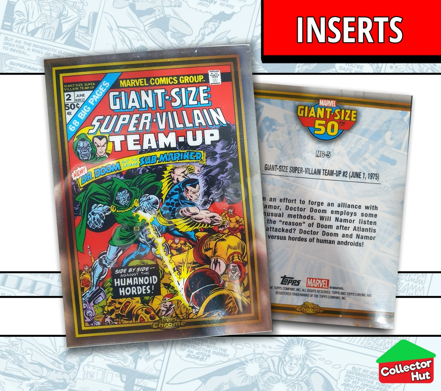 Marvel Topps Chrome 2024 INSERT Card Collection YOU CHOOSE