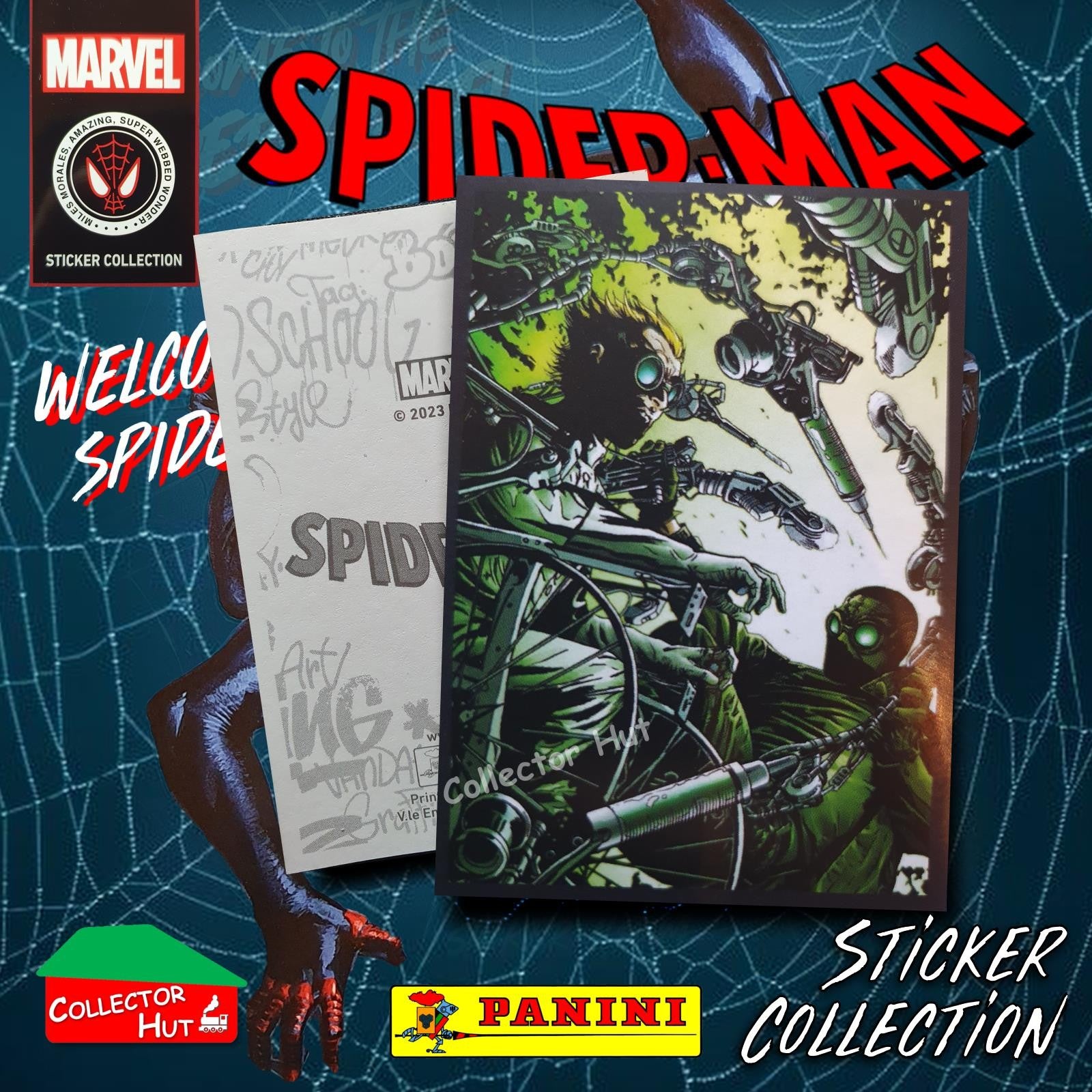 Panini Spider-Man Spider-Verse 2023 Collection Sticker Singles #1-163 & F1-30