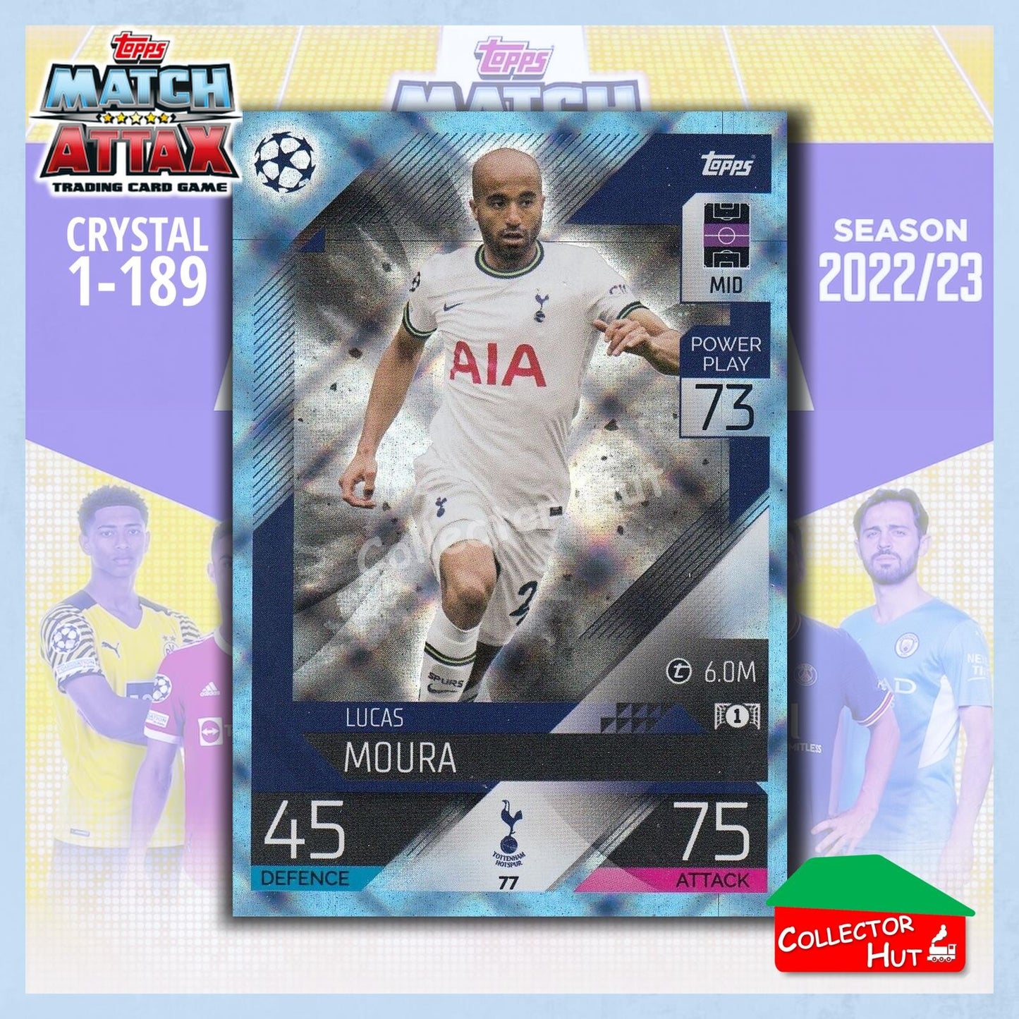 Topps Match Attax Europa Champions League 2022/23 Crystal Parallel Cards 1-189