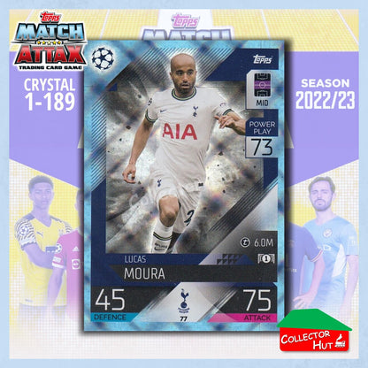 Topps Match Attax Europa Champions League 2022/23 Crystal Parallel Cards 1-189