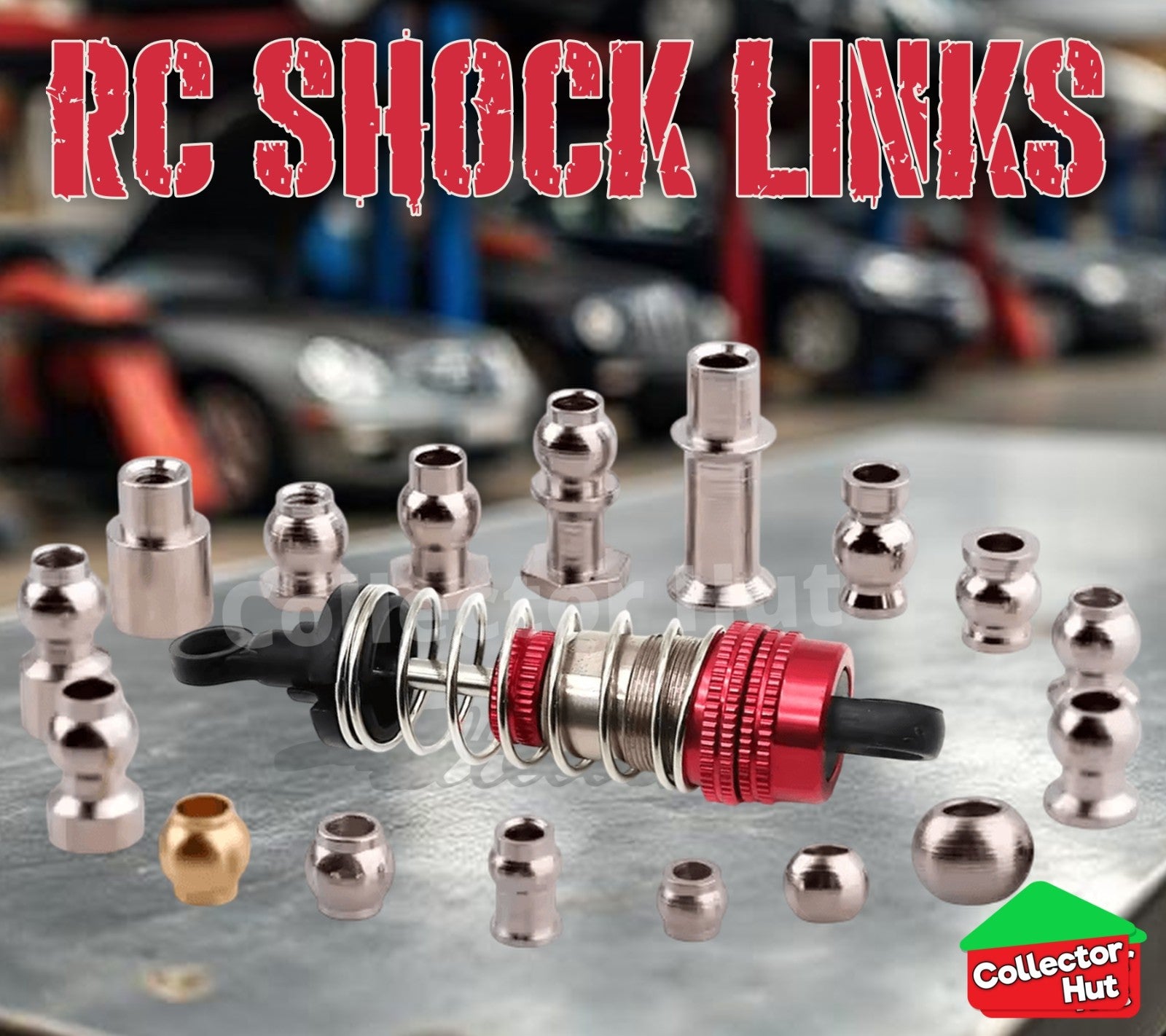 RC Model Car Suspension Bushings Metal Cap Fittings