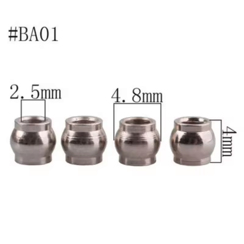 RC Model Car Suspension Bushings Metal Cap Fittings