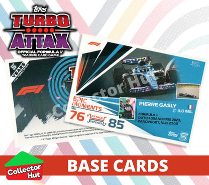 Topps Turbo Attax Formula 1 F1 2024 #167-312 Base Cards YOU CHOOSE
