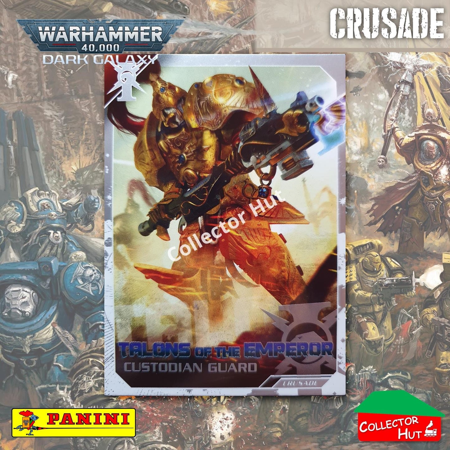 PANINI Warhammer 40,000 Dark Galaxy Parallel Trading Card Crusade Vanguard Purge