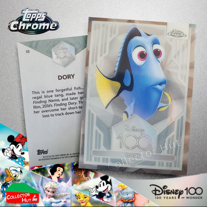 Disney 100 Topps Chrome 2023 Base Cards 1-100 Pick Singles to Complete Your Set