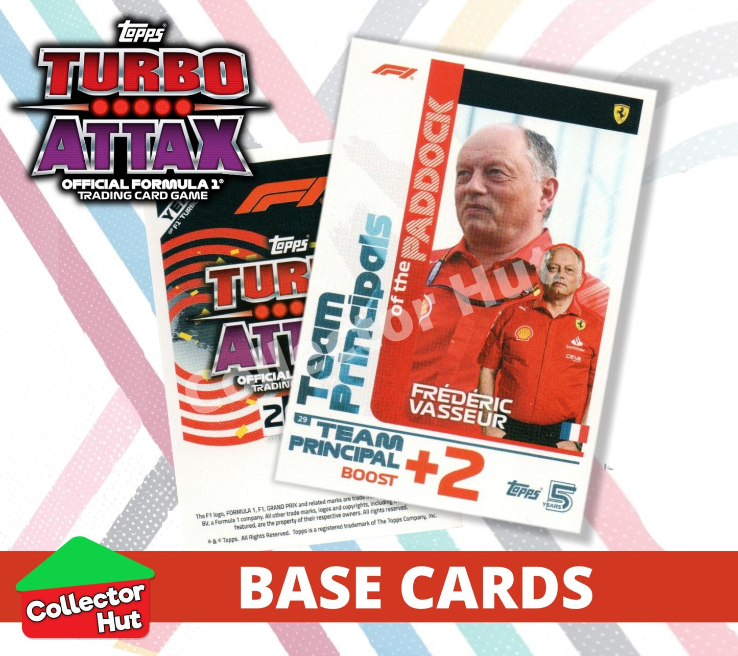 Topps Turbo Attax Formula 1 F1 2024 #1-166 Base Cards YOU CHOOSE