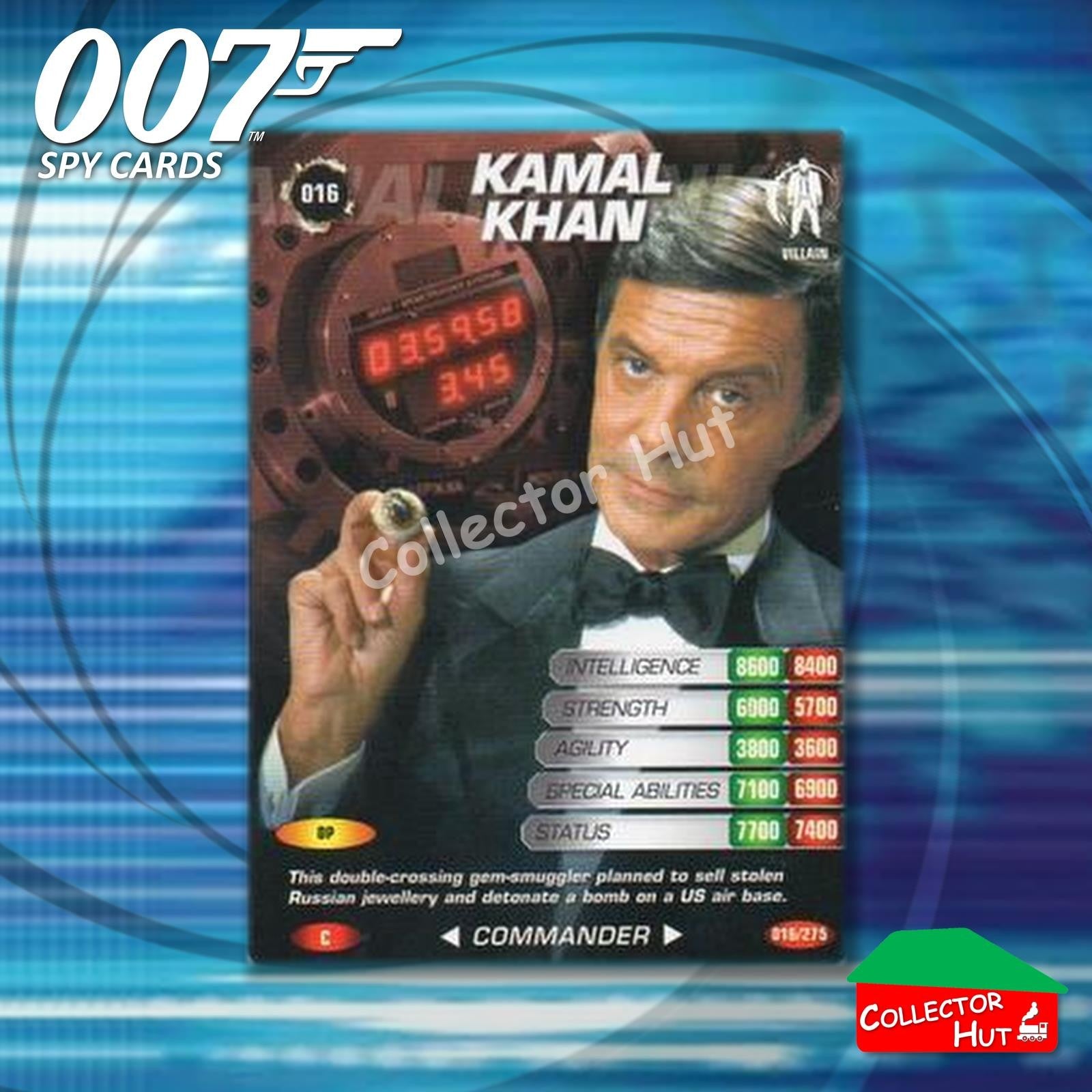 James Bond 007 Commander Spy Cards BASE COMMON YOU CHOOSE