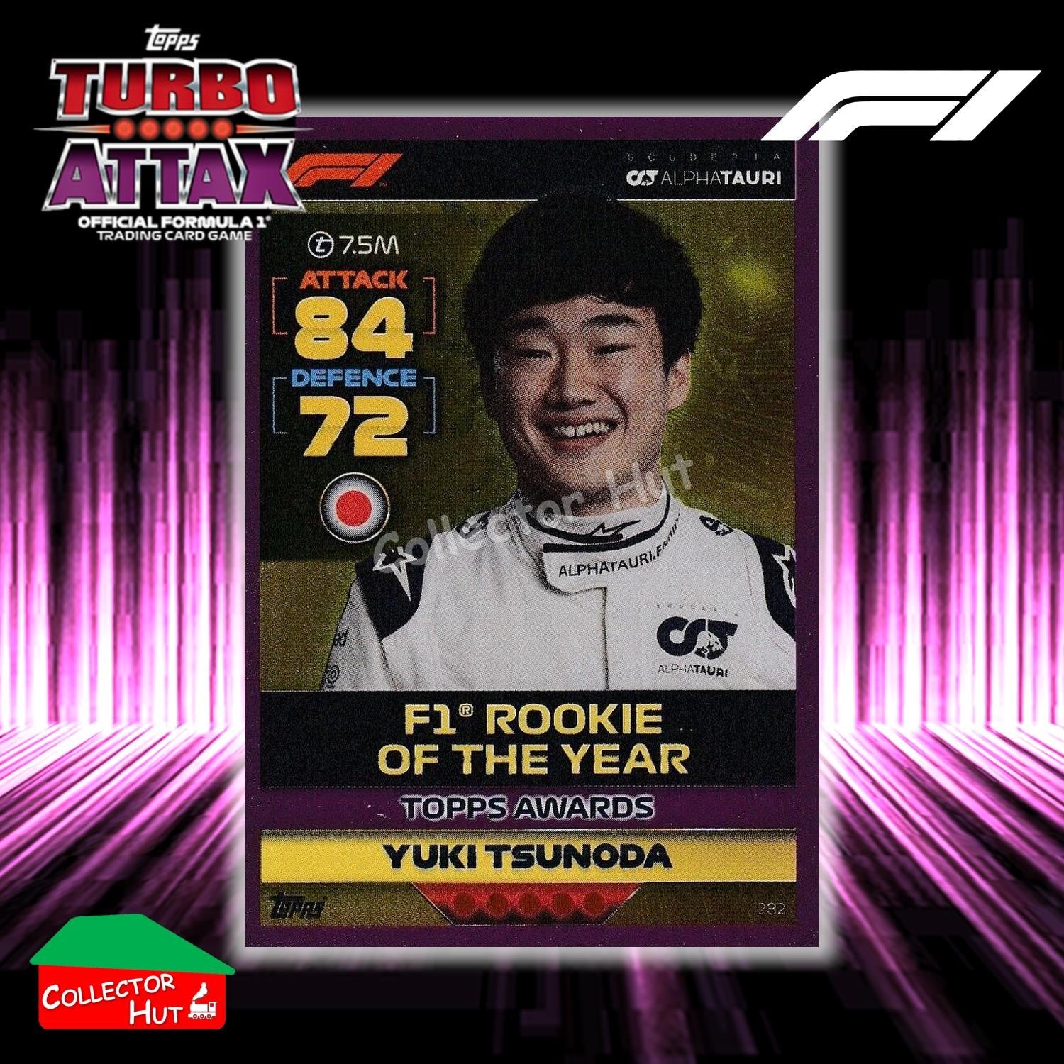 Topps Turbo Attax Formula 1 F1 2022 PINK GREEN RED Parallel Cards
