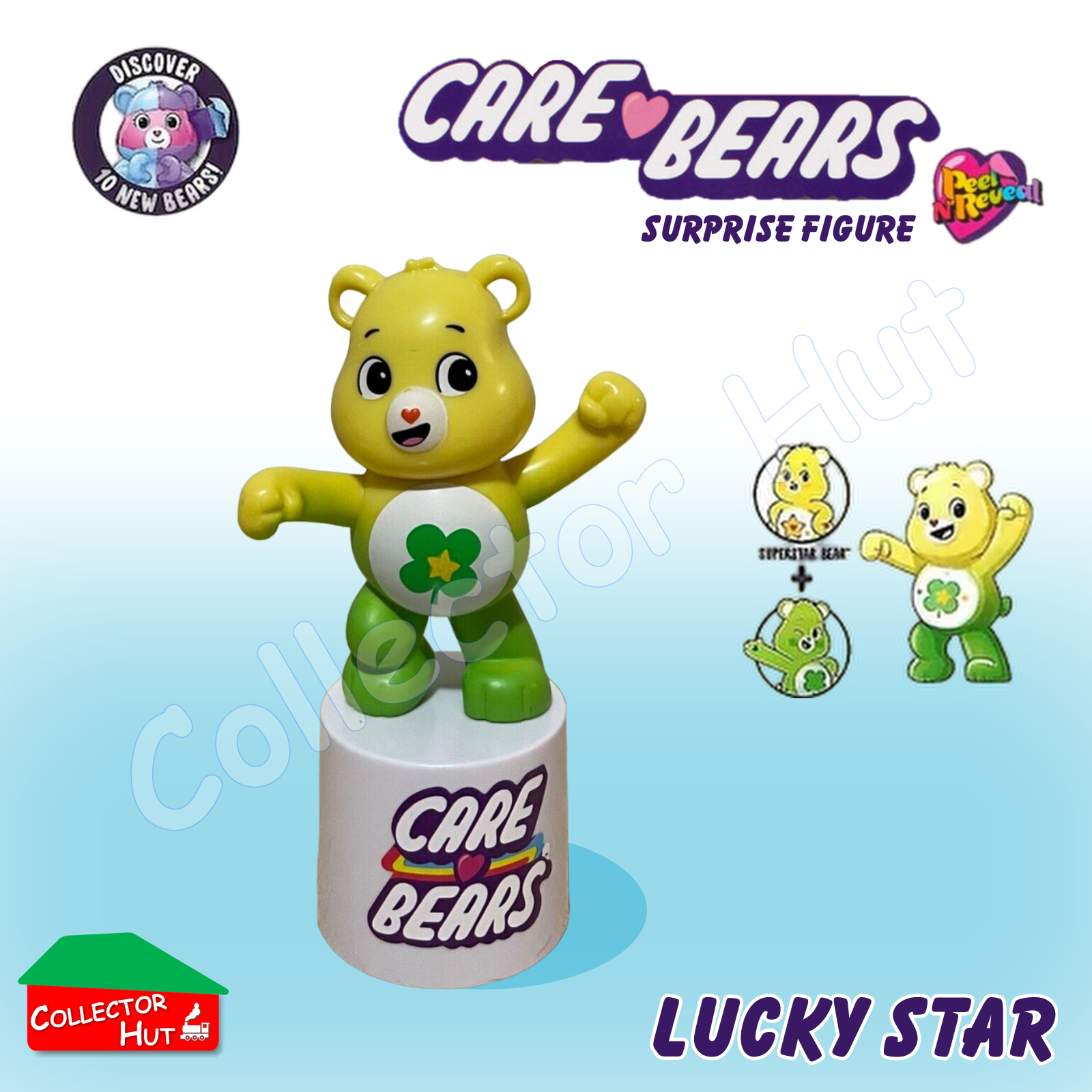 Care Bears Peel N' Reveal Surprise Figures (Identified)