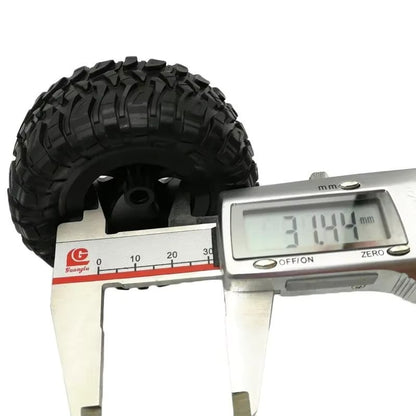 RC Model Wheels Tyres 5mm Hub 73mm x 32mm 38g 4pcs Set Car Truck MN99