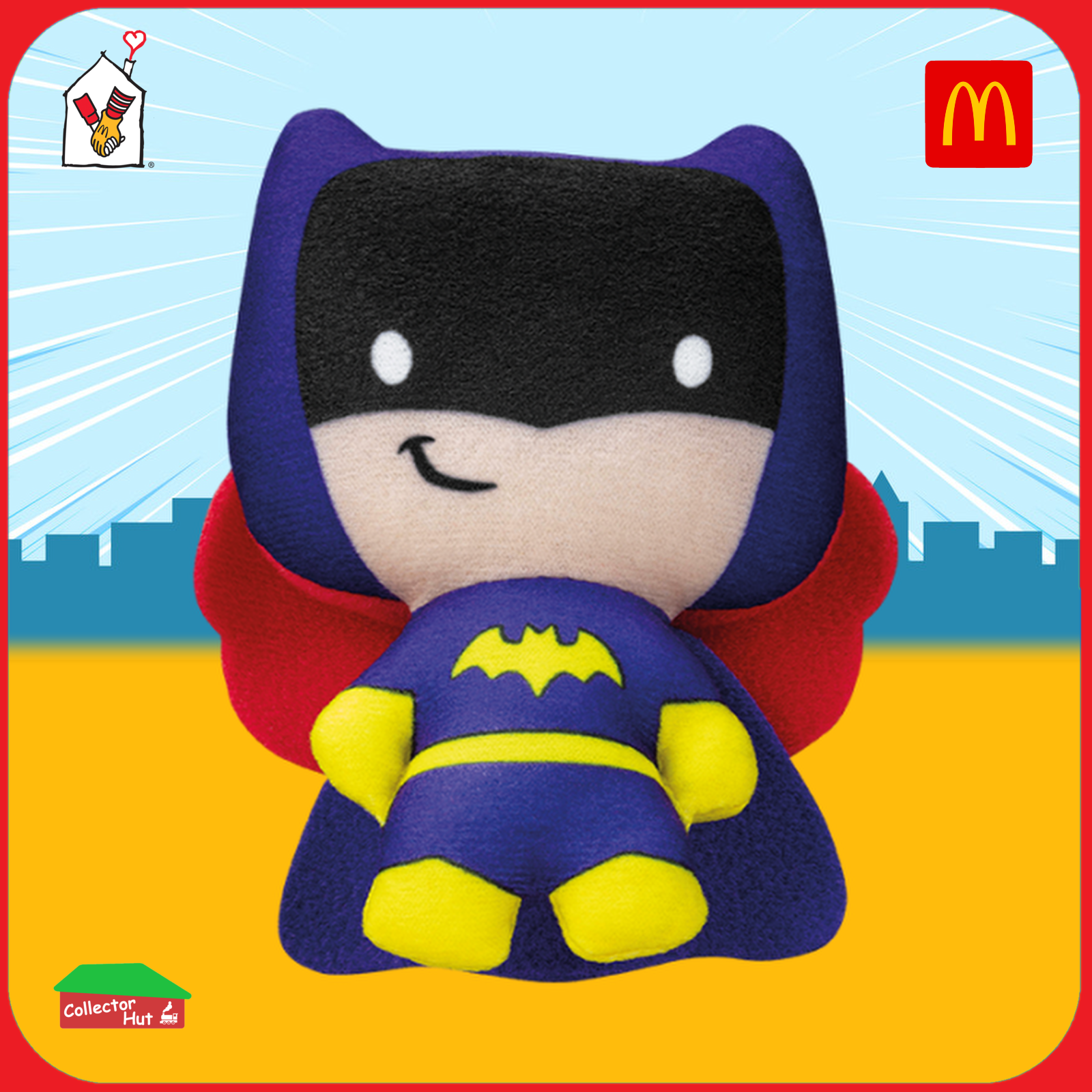 McDonald's Happy Meal DC Super Heroes, Super-Villains, Super Pets Plush Toys