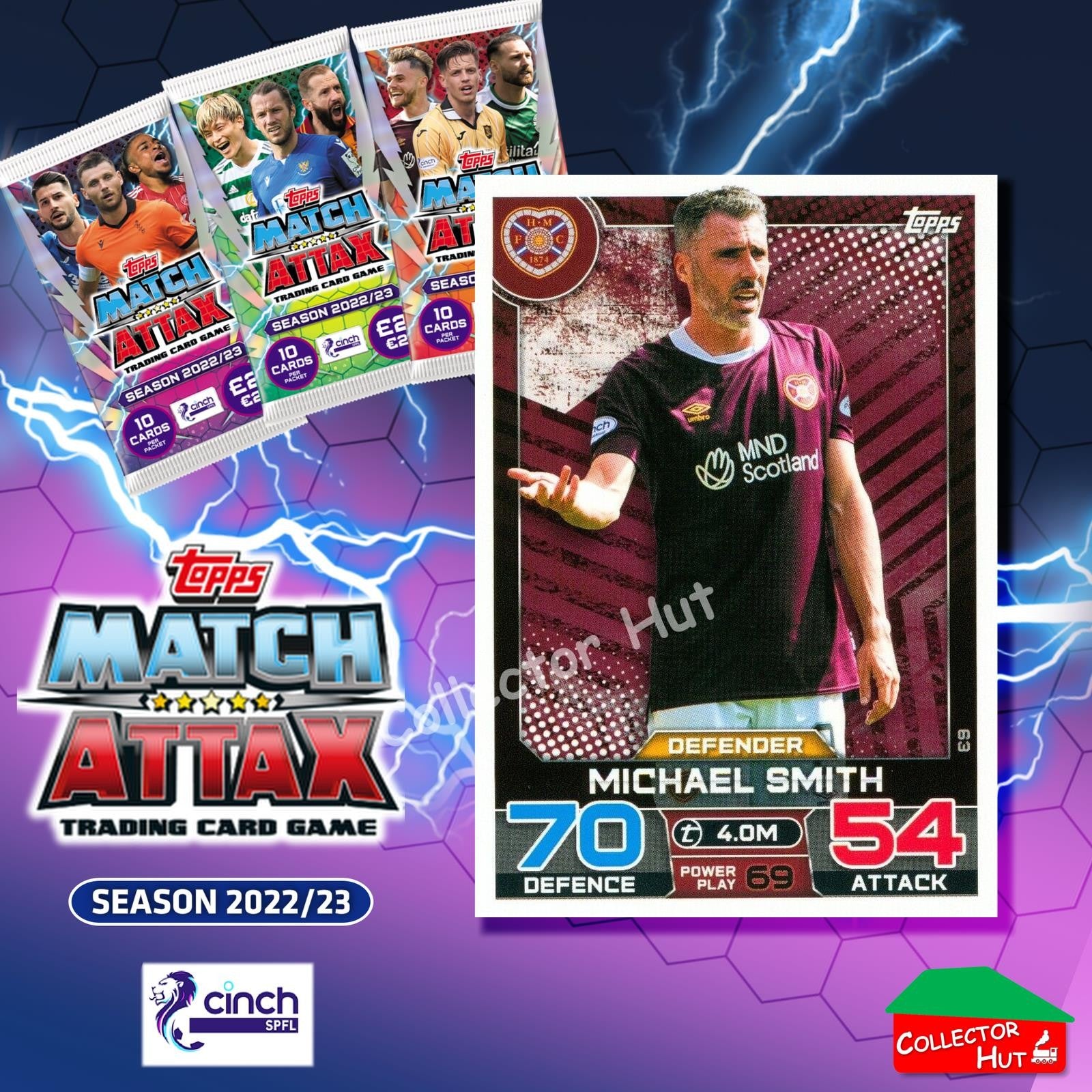 TOPPS MATCH ATTAX SPFL 2022/23 #1-162 Choose Your Card