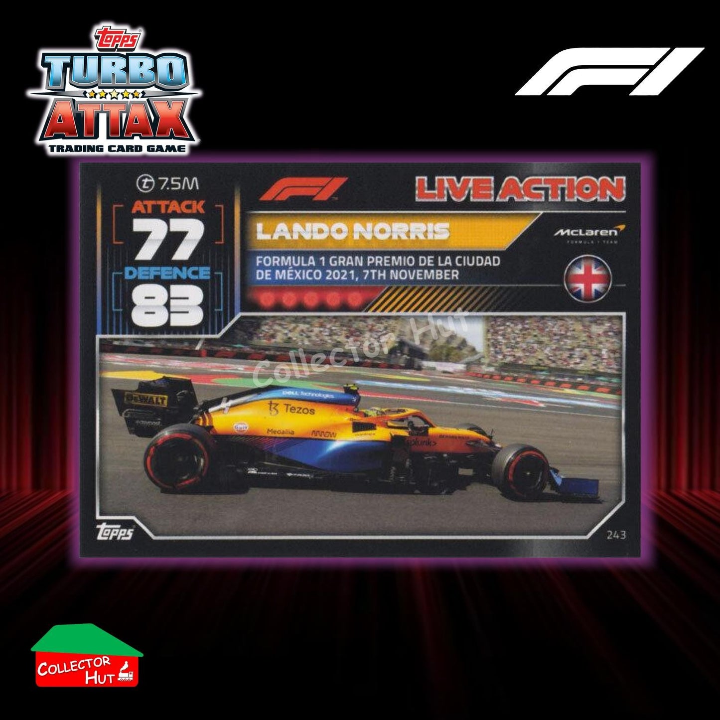 Topps Turbo Attax Formula 1 F1 2022 #136-279 Base Cards YOU CHOOSE