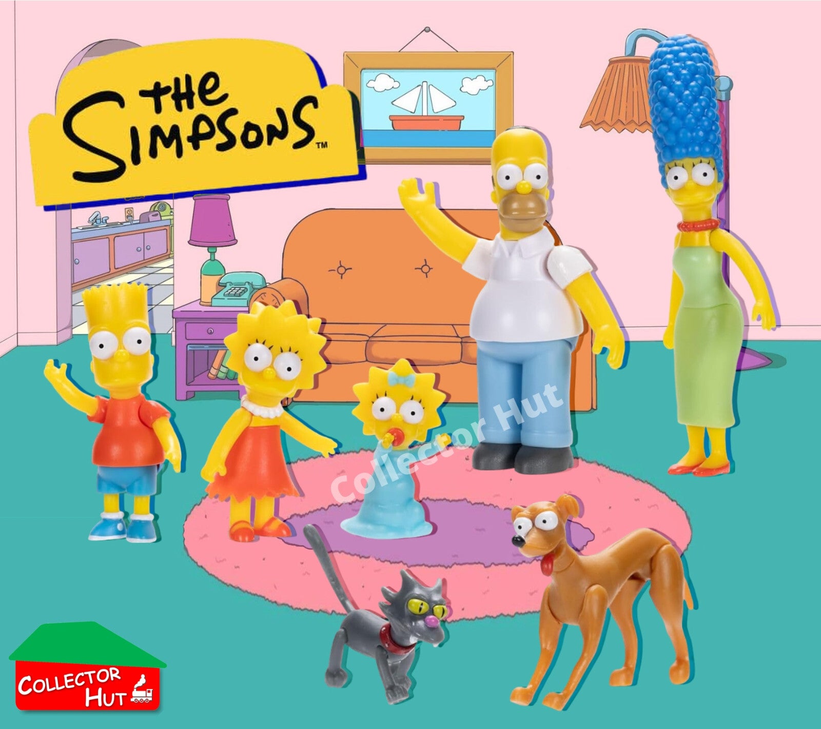 The Simpsons 2.5" Inch Figurine Playset Collection Jakks Pacific 2024