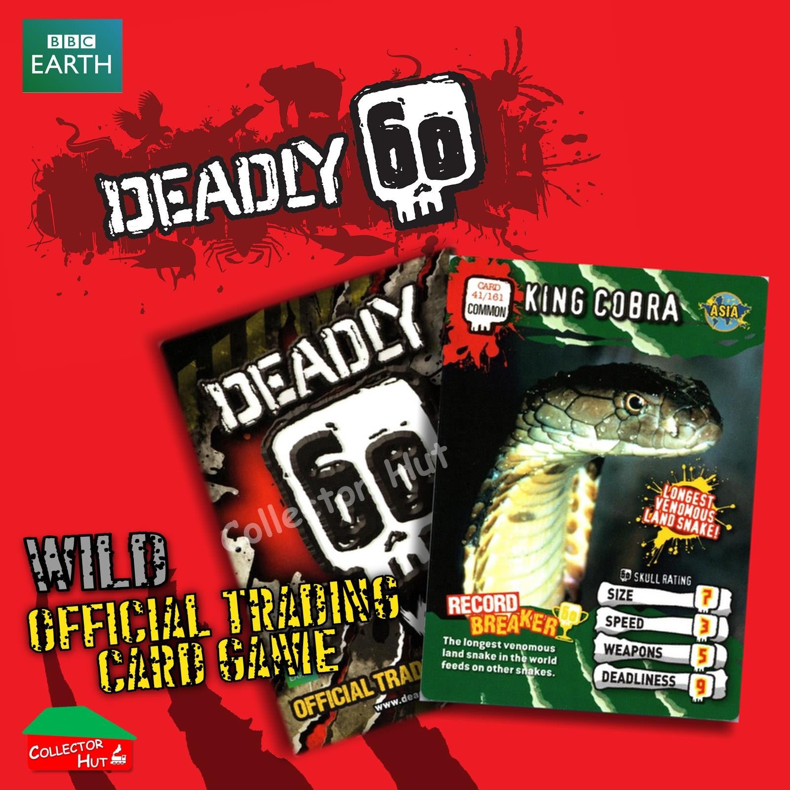 CBBC Deadly 60 WILD Trading Cards  Choose Your Cards