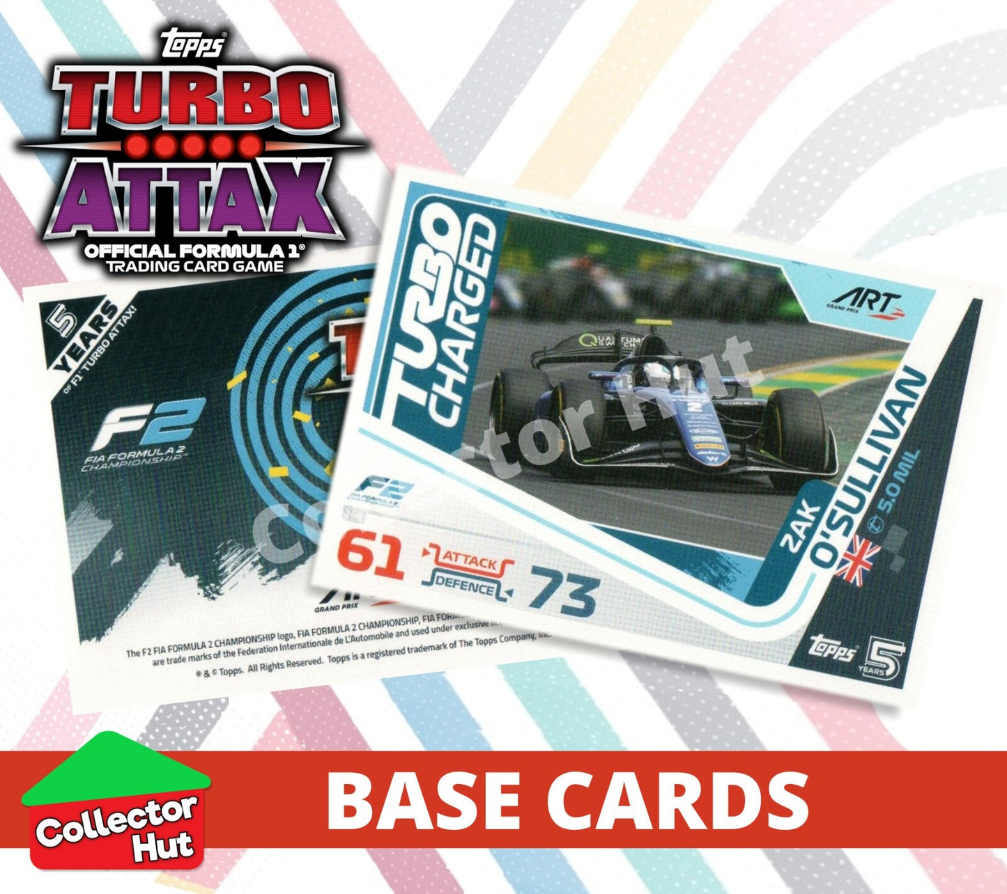 Topps Turbo Attax Formula 1 F1 2024 #167-312 Base Cards YOU CHOOSE